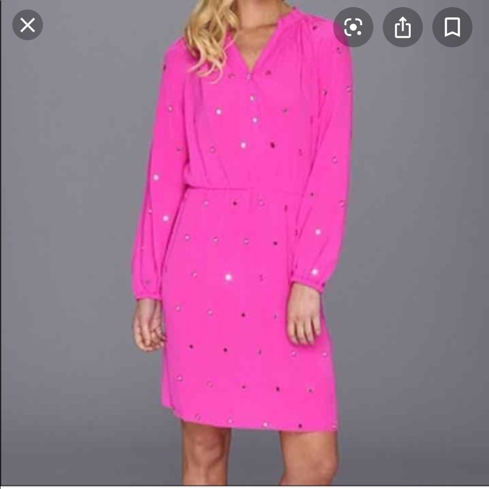 Lilly Pulitzer hot pink dress